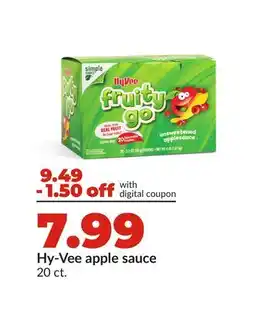 Hy-Vee Hy-Vee apple sauce offer