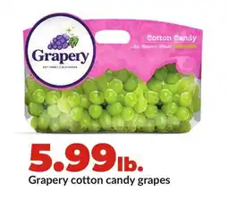 Hy-Vee Grapery cotton candy grapes offer