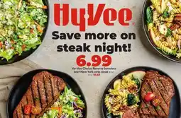Hy-Vee Hy-Vee Choice Reserve boneless beef New York strip steak offer