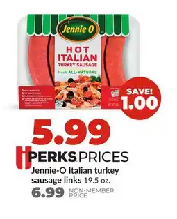 Hy-Vee Jennie-O Italian turkey sausage links offer