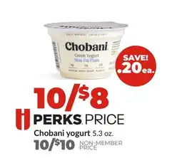 Hy-Vee Chobani yogurt offer
