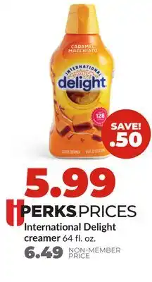 Hy-Vee International Delight creamer offer