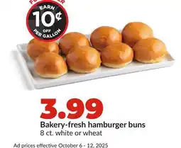 Hy-Vee Bakery-fresh hamburger buns offer