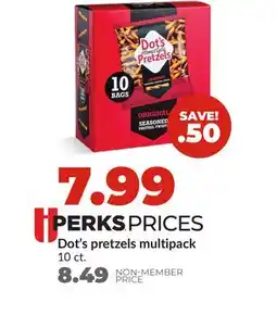 Hy-Vee Dot's pretzels multipack offer