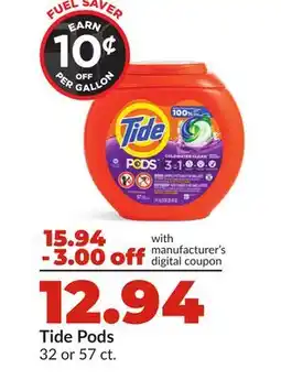 Hy-Vee Tide Pods offer