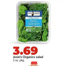 Hy-Vee Josie's Organics salad offer