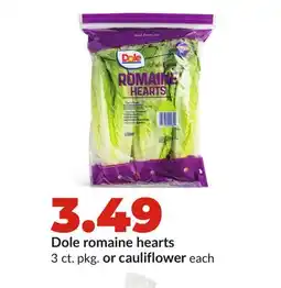 Hy-Vee Dole romaine hearts offer