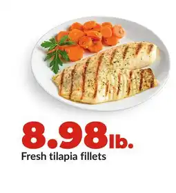 Hy-Vee Fresh tilapia fillets offer