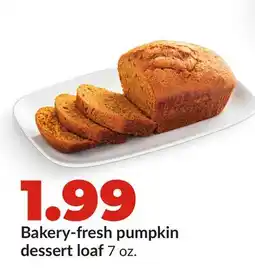 Hy-Vee Bakery-fresh pumpkin dessert loaf offer