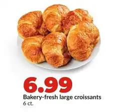 Hy-Vee Bakery fresh large croissants offer