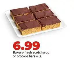 Hy-Vee Bakery-fresh scotcharoo or brookie bars offer