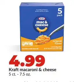 Hy-Vee Kraft macaroni & cheese offer