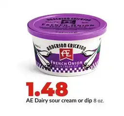 Hy-Vee AE Dairy sour cream or dip offer