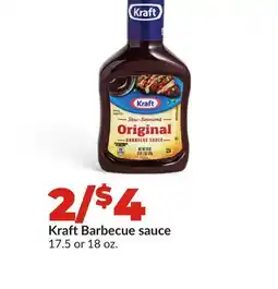 Hy-Vee Kraft Barbecue sauce offer