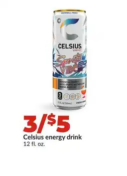 Hy-Vee Celsius energy drink offer