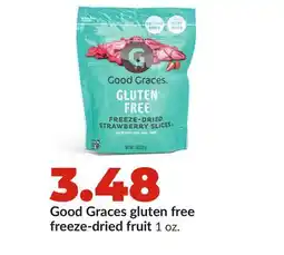 Hy-Vee Good Graces gluten free freeze-dried fruit offer