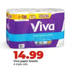 Hy-Vee Viva paper towels offer