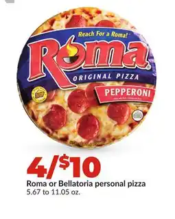 Hy-Vee Roma or Bellatoria personal pizza offer