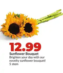 Hy-Vee Sunflower Bouquet offer
