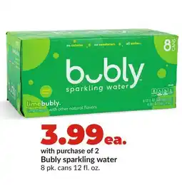 Hy-Vee Bubly sparkling water offer