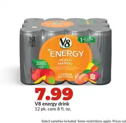 Hy-Vee V8 energy drink offer