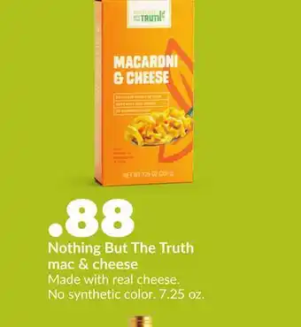 Hy-Vee Nothing But The Truth mac & cheese offer