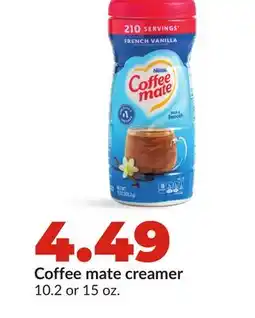 Hy-Vee Coffee mate creamer offer