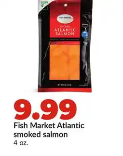 Hy-Vee Fish Market Atlantic smoked salmon offer