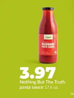 Hy-Vee Nothing But The Truth pasta sauce offer