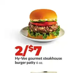 Hy-Vee Hy-Vee gourmet steakhouse burger patty offer