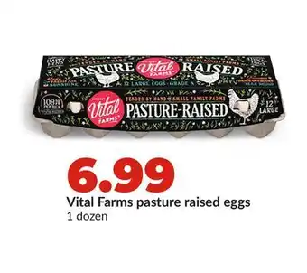 Hy-Vee Vital Farms pasture raised eggs offer