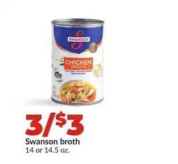 Hy-Vee Swanson broth offer
