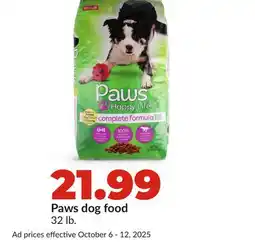 Hy-Vee Paws dog food offer