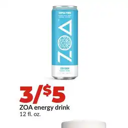 Hy-Vee ZOA energy drink offer