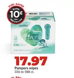Hy-Vee Pampers wipes offer