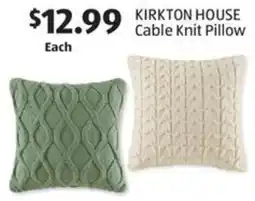Aldi KIRKTON HOUSE Cable Knit Pillow offer