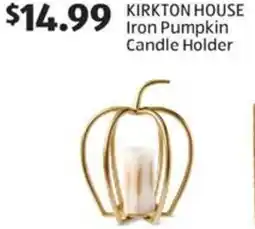 Aldi Kirkton house iron pumpkin candle holder offer