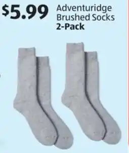 Aldi Adventuridge Brushed Socks offer