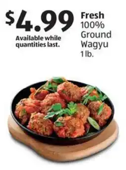 Aldi Fresh 100% Ground Wagyu offer