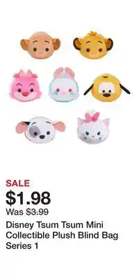 Game Stop Disney Tsum Tsum Mini Collectible Plush Blind Bag Series 1 offer
