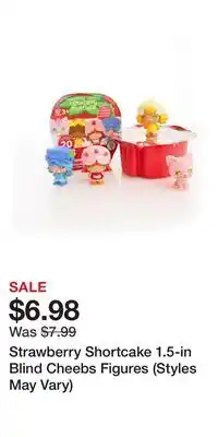Game Stop Strawberry Shortcake 1.5-in Blind Cheebs Figures (Styles May Vary) offer