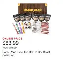 Costco Damn, Man Executive Deluxe Box Snack Collection offer