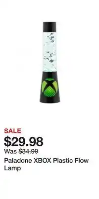 Game Stop Paladone XBOX Plastic Flow Lamp offer
