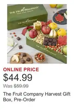 Costco The Fruit Company Harvest Gift Box, Pre-Order offer