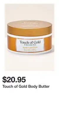 Bath & Body Works Touch of Gold Body Butter offer