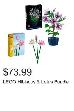 Costco LEGO Hibiscus & Lotus Bundle offer