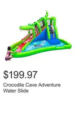 Costco Crocodile Cave Adventure Water Slide offer
