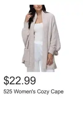 Costco 525 Women's Cozy Cape offer