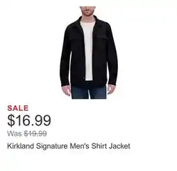 Costco Kirkland Signature Men's Shirt Jacket offer