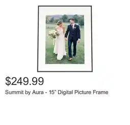 Costco Summit by Aura - 15 Digital Picture Frame offer